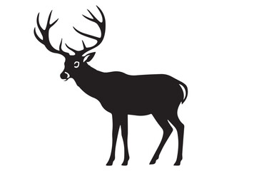 deer silhouette vector