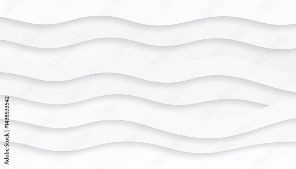 Poster flowing wave patterns abstract design digital art minimalistic environment top-down view fluid motio