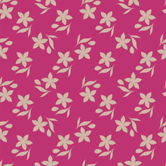 Abstract Digital Hand Drawn Seamless floral pattern background. ready for print digital flower textile allover design