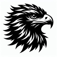 Obraz premium Majestic Eagle Vector Silhouette