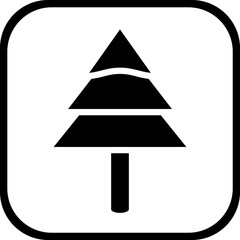 Fototapeta premium Tree vector icon style