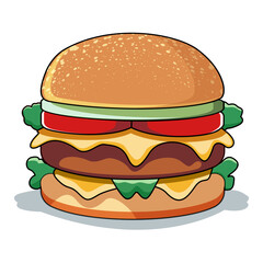 Delicious Classic Veg Burger