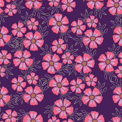 Beautiful Peonies. Seamless floral pattern. Flower Vintage background. Vector illustration. Gold foil and deep green. Template for textiles, wallpaper, paper.
