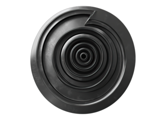 Receiver with spiral