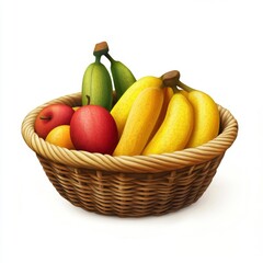 Fresh fruit basket