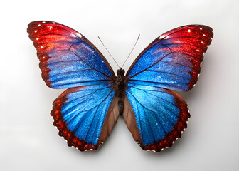 Obraz premium butterfly on white background