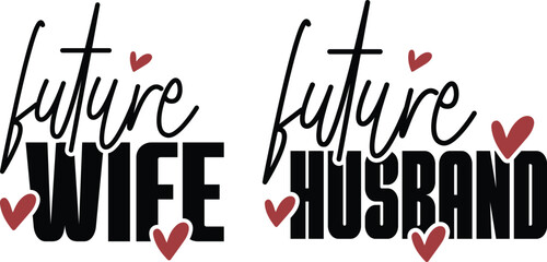 Husband & Wife Svg PNG Bundle, Wifey & Hubby Svg PNG Bundle, Husband Wife t-shirt design, Wifey Hubby t-shirt design, est 2025 SVG png, retro svg png Bundle, couple svg Bundle, vector, illustration