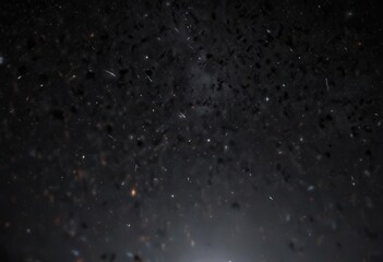 Fototapeta premium Diamond-like stars scattered across a deep, inky black night sky , cosmic dust, sky, astrophotography