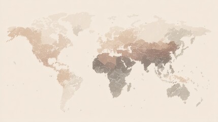 Global Distribution Map of Aging Population with Focus on Elderly Demographics