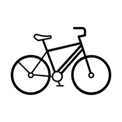Fototapeta premium bicycle vector on white background