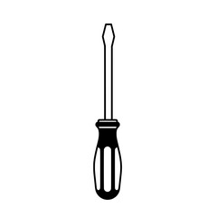 Single Screwdriver Illustration: A simple yet effective illustration of a standard screwdriver, isolated, perfect for a variety of projects related to construction, home repair.