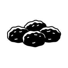 Coal Briquettes: A collection of meticulously rendered coal briquettes, providing a stark contrast of light and shadow to emphasize their form, shape, and texture.