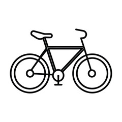 Fototapeta premium bicycle vector on white background