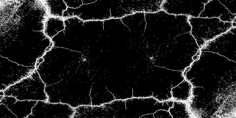 high-resolution grunge texture featuring a distressed black background with visible dust, scratches, and subtle cracked wall effects. The texture should have an aged, worn-out look.