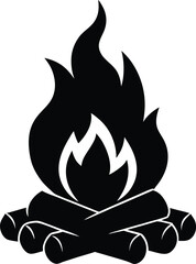 vector illustration of a fire icon