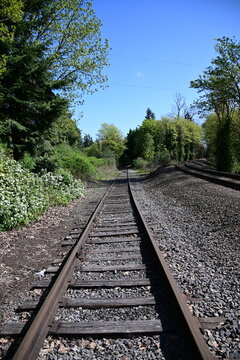 railway in the countryside
