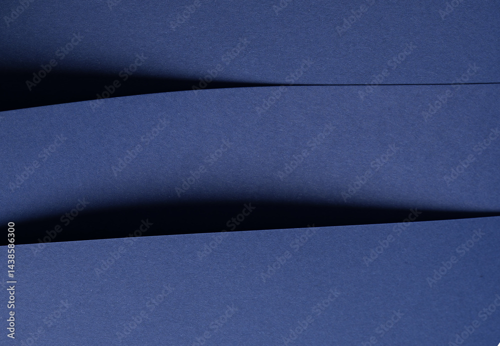 Poster matte paper texture with deep navy and ocean blue tones, sleek monochrome design with abstract layer