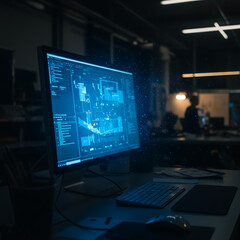 computer monitor screen