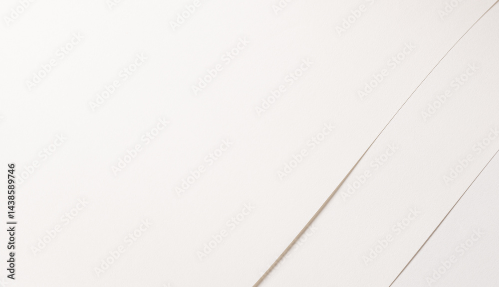 Aufkleber Paper texture with cream tone, clean smooth surface and layered subtle composition, ivory and beige designer paper creating soft neutral backdrop with modern minimalistic style..
