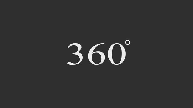 360 degree view icon animation, Icon 360&deg; animation with optional lama matte Chroma key