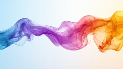 A colorful smoke cloud background with abstract motion and softness
