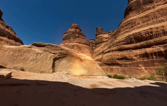Rock formations in Arches national park utahn USA