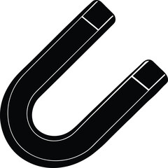 minimalist magnet icon on white background