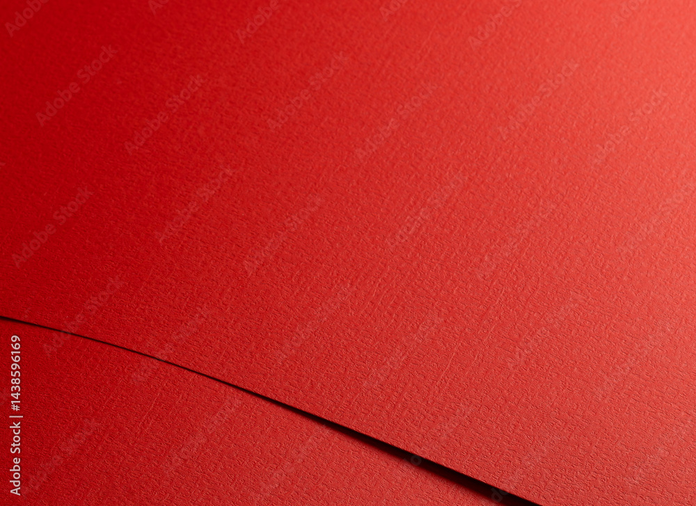 Poster red paper texture with fire red and scarlet tones, bold geometric lines and textured surface, clean 