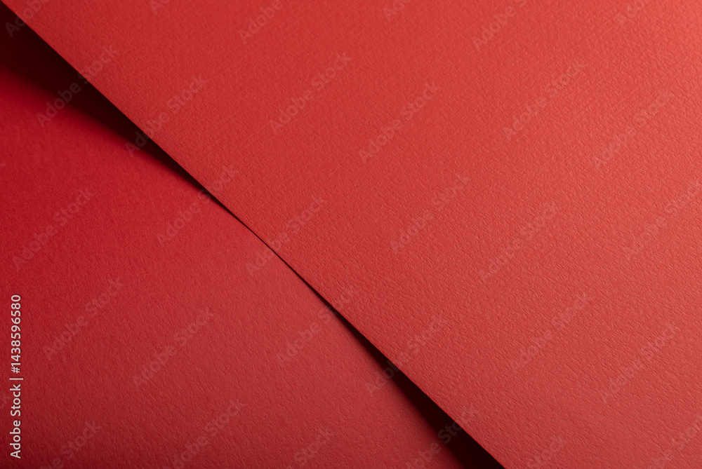 Poster red paper texture with vibrant fire red and scarlet tones, rough textured surface with punched geome