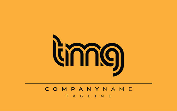 TMG Creative Unique Modern Letter Logo Design. Stylized logo featuring a unique letter design, presenting abstract minimalist aesthetics and modern appeal.