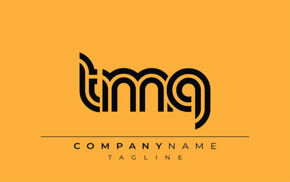 TMQ Creative Unique Modern Letter Logo Design. Stylized logo featuring a unique letter design, presenting abstract minimalist aesthetics and modern appeal.