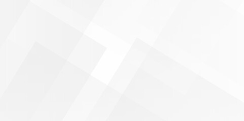 Vector white and gray overlap triangle geometric technology pattern. minimal rectangle arranged white lines transparent web square background layers. overlap web presentation design.