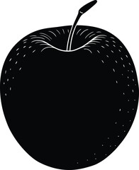 vector illustration of an apple