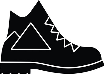 simple mountain hiking boot