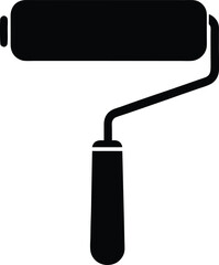 paint roller vector illustration