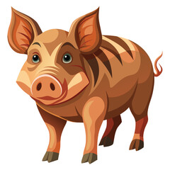 Obraz premium Pig Vector 