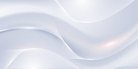Modern abstract background with flowing lines. Digital future technology concept