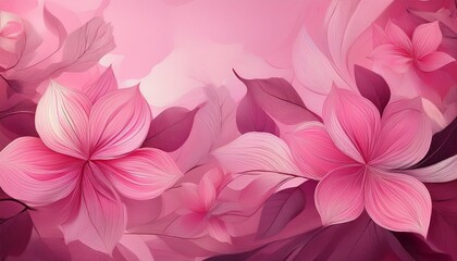 Fototapeta premium floral background abstract pink background