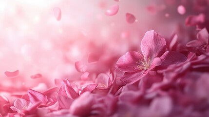 A soft rose petals background with romance and elegance