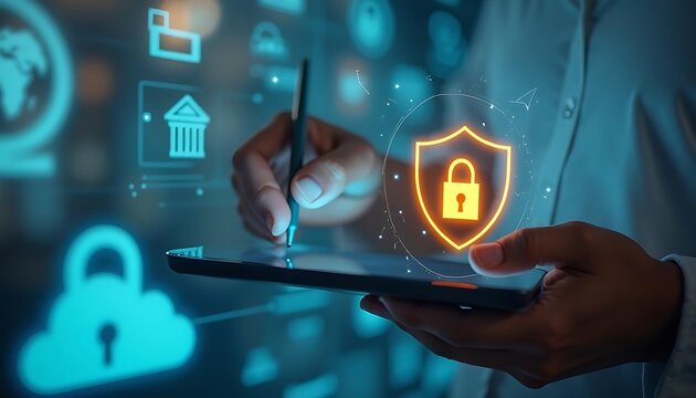 Global Business Security Protecting Data with Technology