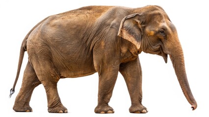 Obraz premium elephant isolated on white background