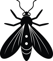 vector firefly with glow effect