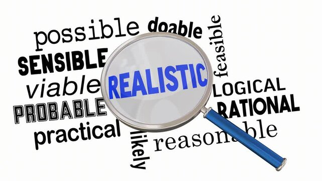 Realistic Magnifying Glass Words Practical Possible Sensible 3d Animation