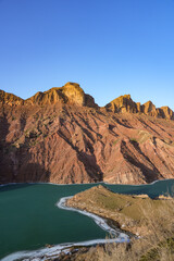 lake in the mountains