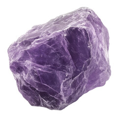 Raw Lepidolite Mica Chunk Crisp Image With  isolated on a transparent background