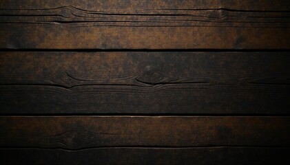 Naklejka premium Dark brown, weathered wood staves, rustic texture, bourbon, winemaking, whiskey barrel