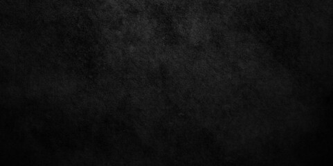 Obraz premium Dark Black background texture, old vintage charcoal black backdrop wall grunge design. Abstract black wall surface, black stucco texture. Black gray satin dark texture luxurious background.