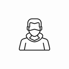 anonymous user icon sign vector