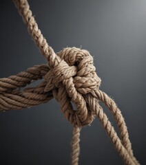 Frayed rope, stretched taut, near breaking point,  object,  background,  endurance
