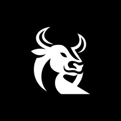 Obraz premium letter Q bull logo